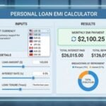 Personal Loan EMI Calculator — Calculate monthly EMI payments with multi-currency support and flexible loan years . i need only image